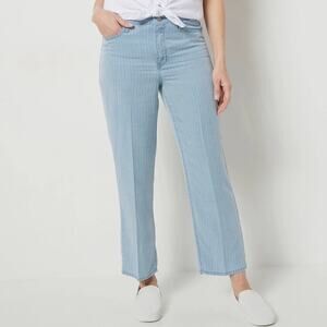 NYDJ‎ 14W Ankle Relaxed Straight Leg LiftXTuck Coastal Resort Pant